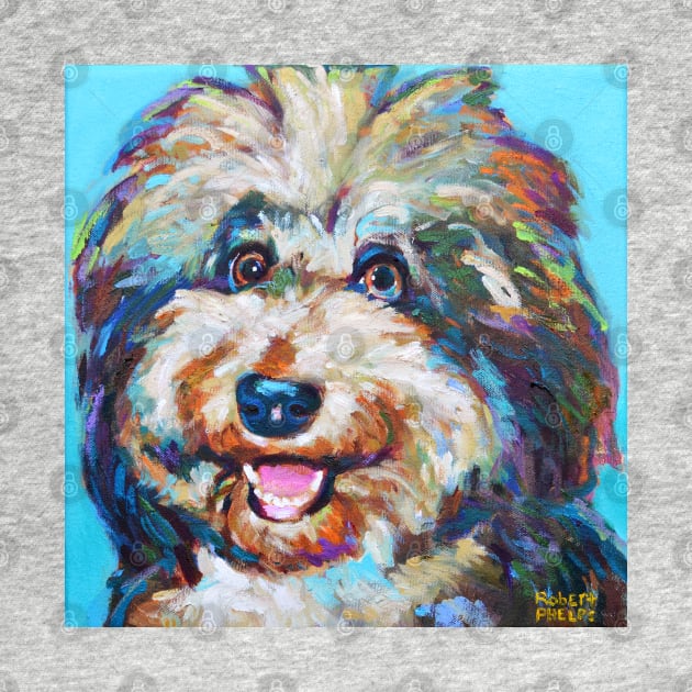 Olivia, the AussieDoodle by RobertPhelpsArt